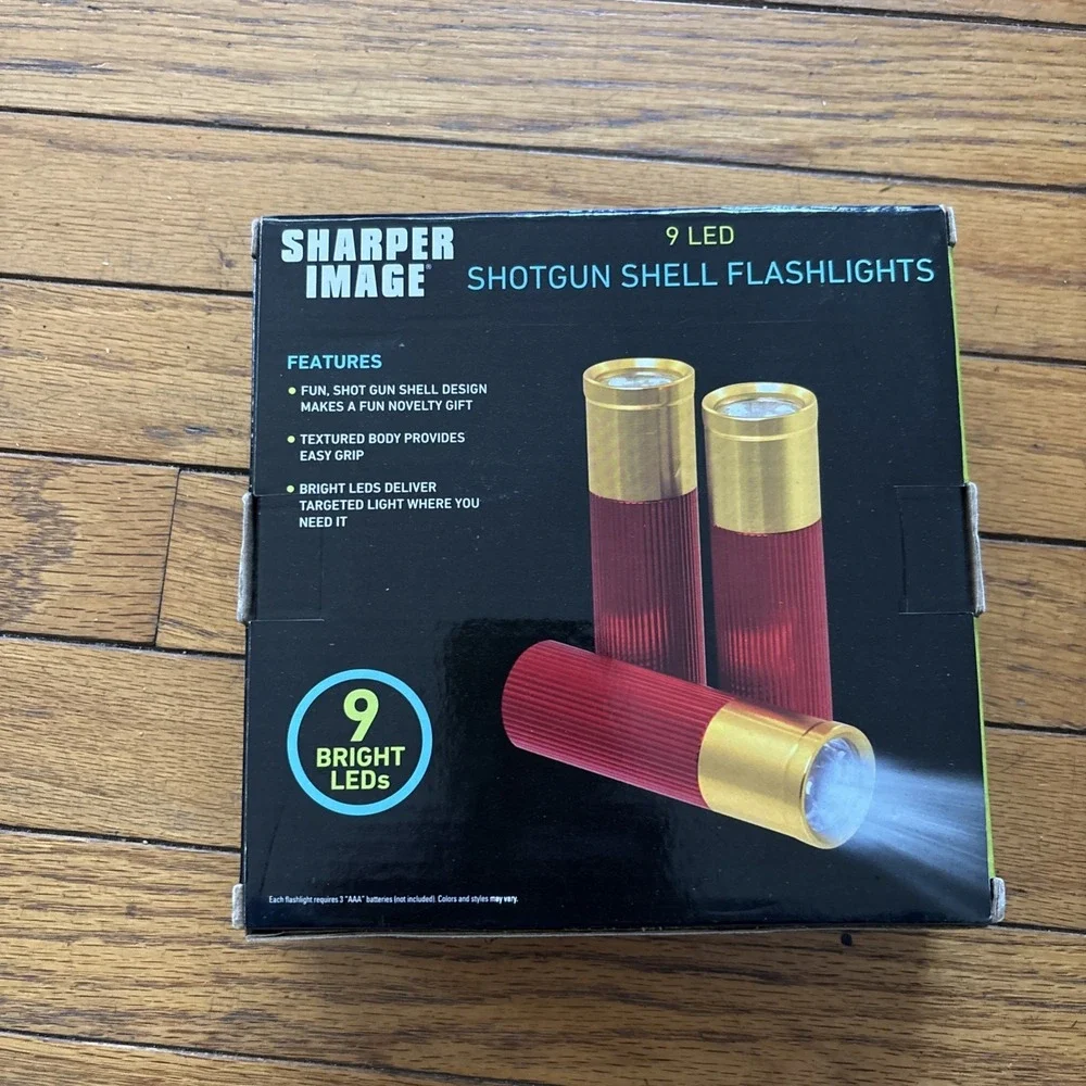 Sharper‎ Image SHotGun Shell Flashlights set of 3